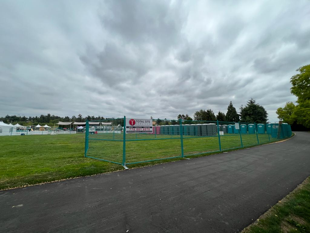 Temporary Fencing in Tsawwassen